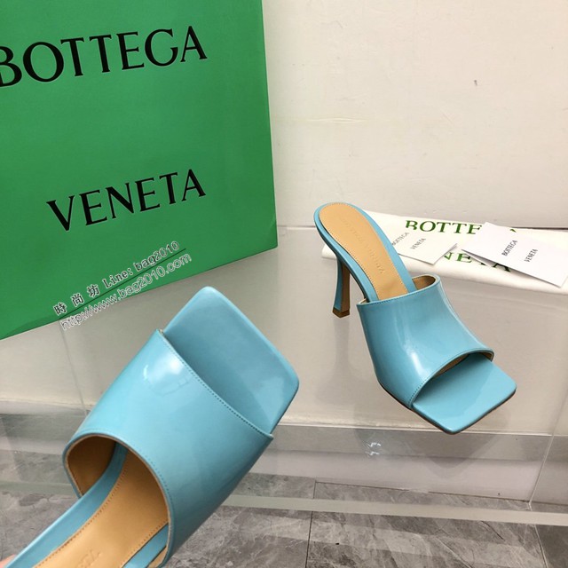 BOTTEGA VENETA高端時尚女鞋 寶緹嘉漆皮版2022-22早春最新高跟涼鞋拖鞋 dx3542